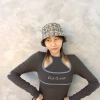 KK HAT Japanese-style unique custom fabric bucket hat autumn and winter new style, versatile and good-looking on the street, small wide hat industry details Picture